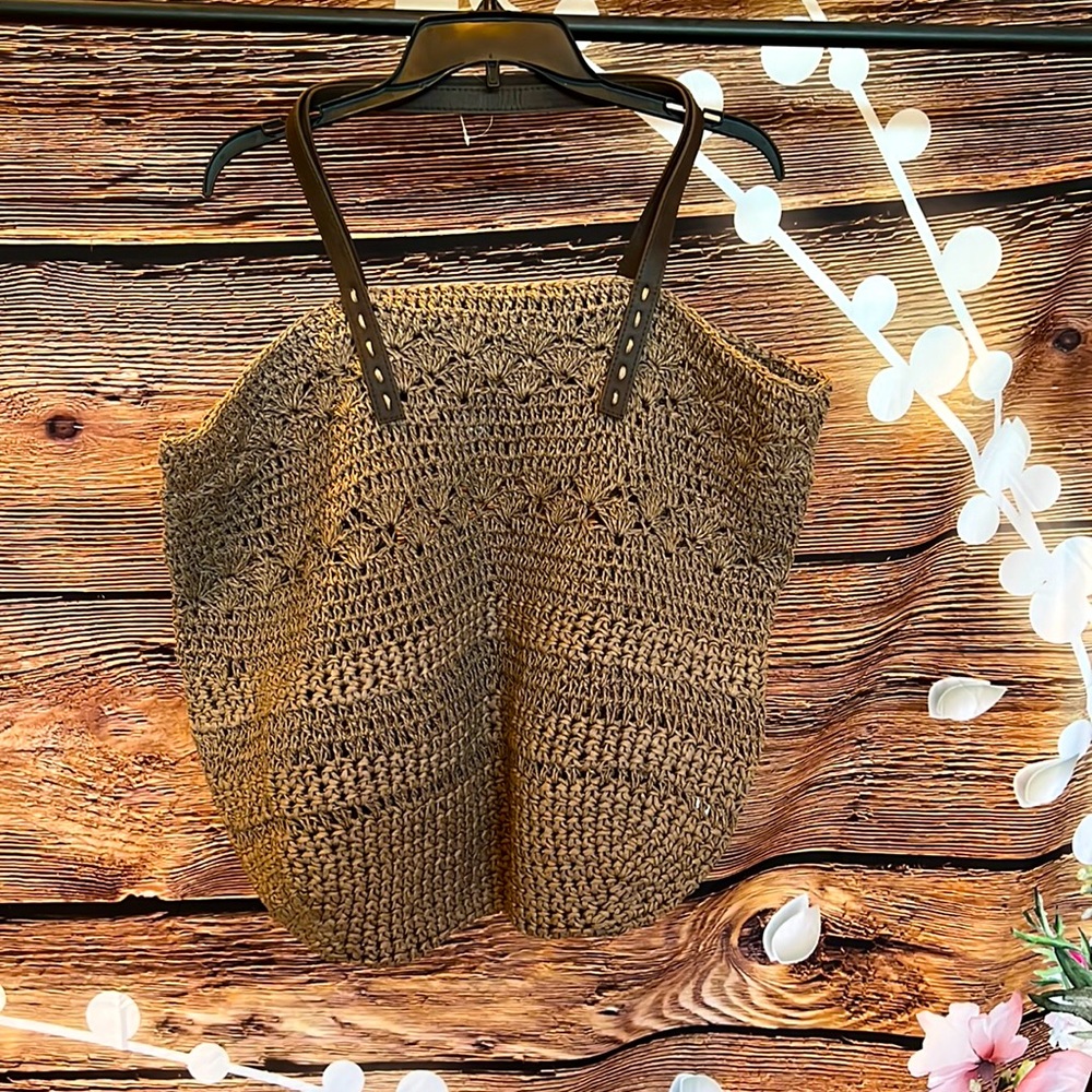 NWOT MERONA OVER-SIZED WOVEN TOTE